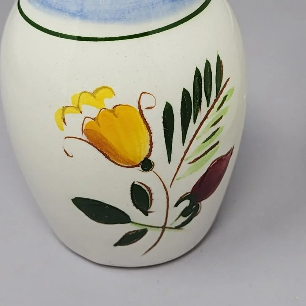Vintage Stangl‎ Handcrafted Earthenware Creamer & Salt Pepper Shakers Set